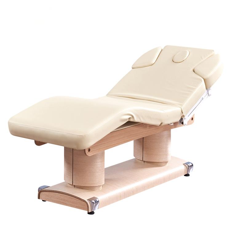 Spa Wellness In - سرير تدليك كهربائي بقاعدة خشبية ملونة