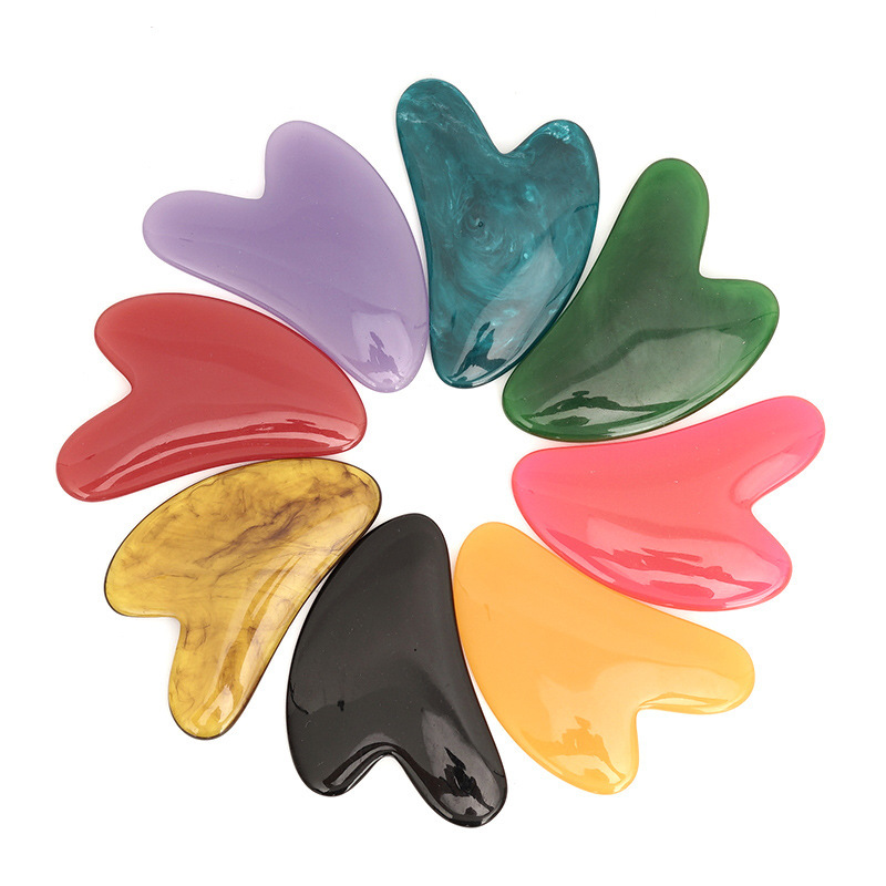 Gua Sha Tool Rose Quartz - حجر جواشا من الكوارتز الوردي، لوح
