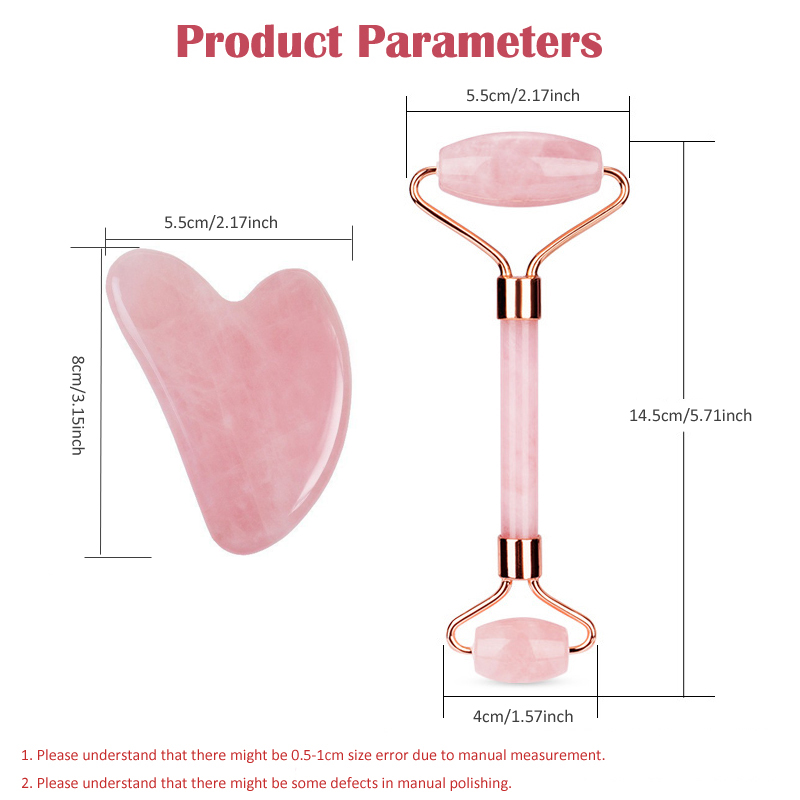 الطبيعية ارتفع الكوارتز اليشم  - مراجعة Gua Sha Tool Rose Quartz وسعره
