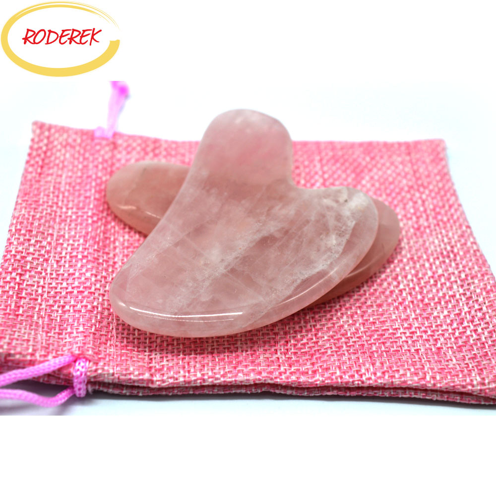 لوحة حجر اليشم من الكوارتز الو - مراجعة Gua Sha Tool Rose Quartz وسعره