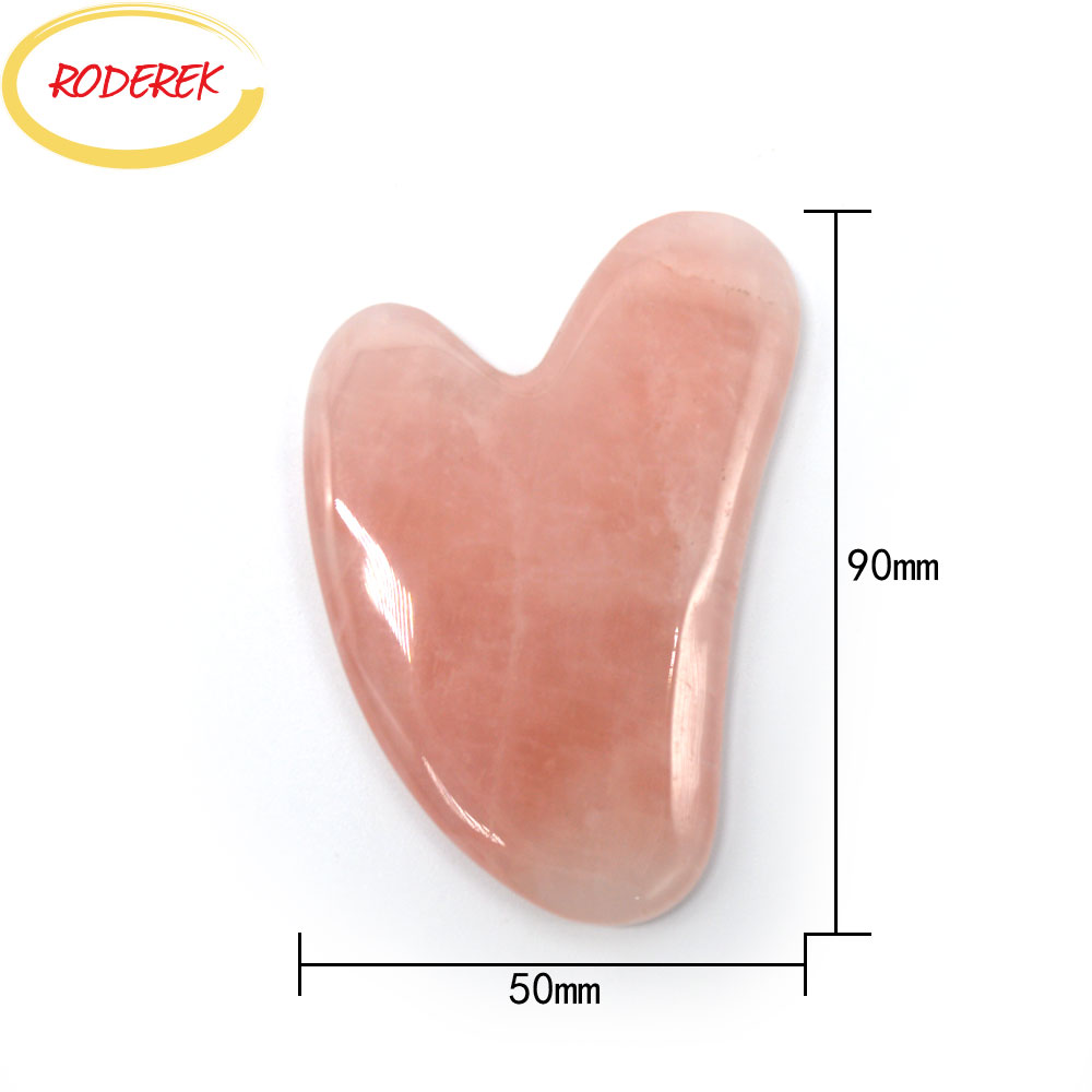لوحة حجر اليشم من الكوارتز الو - مراجعة Gua Sha Tool Rose Quartz وسعره
