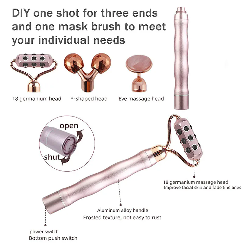 3 في 1 ثلاثية الأبعاد الأسطوان - مراجعة Gua Sha Tool Rose Quartz وسعره