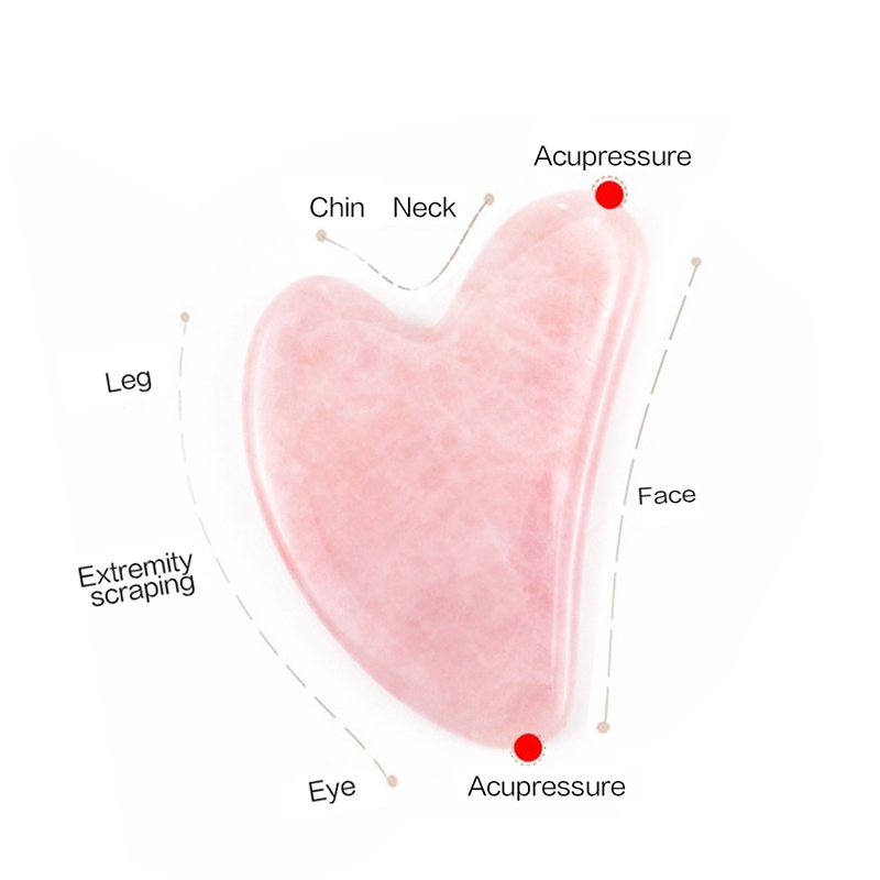 أداة غوا شا من الكوارتز الوردي - مراجعة Gua Sha Tool Rose Quartz وسعره