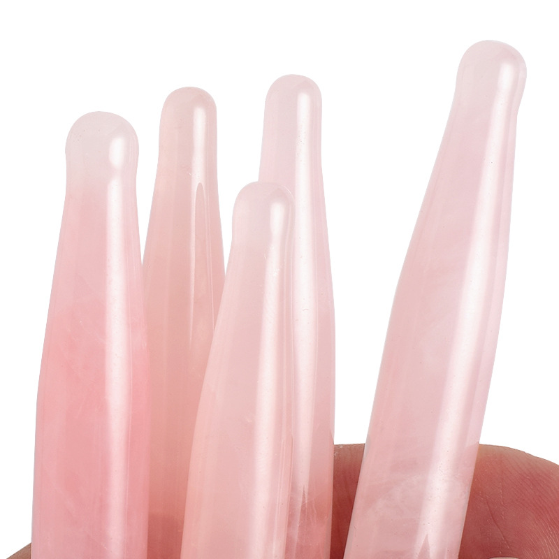 قلم تدليك العين الطبيعي حجر ال - مراجعة Gua Sha Tool Rose Quartz وسعره
