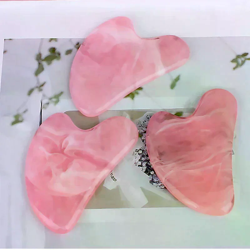 أدوات غوا شا للوجه من حجر اليش - مراجعة Gua Sha Tool Rose Quartz وسعره