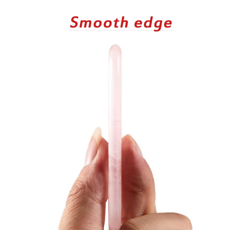 الحجر الطبيعي اليشم الغواش مكش - مراجعة Gua Sha Tool Rose Quartz وسعره