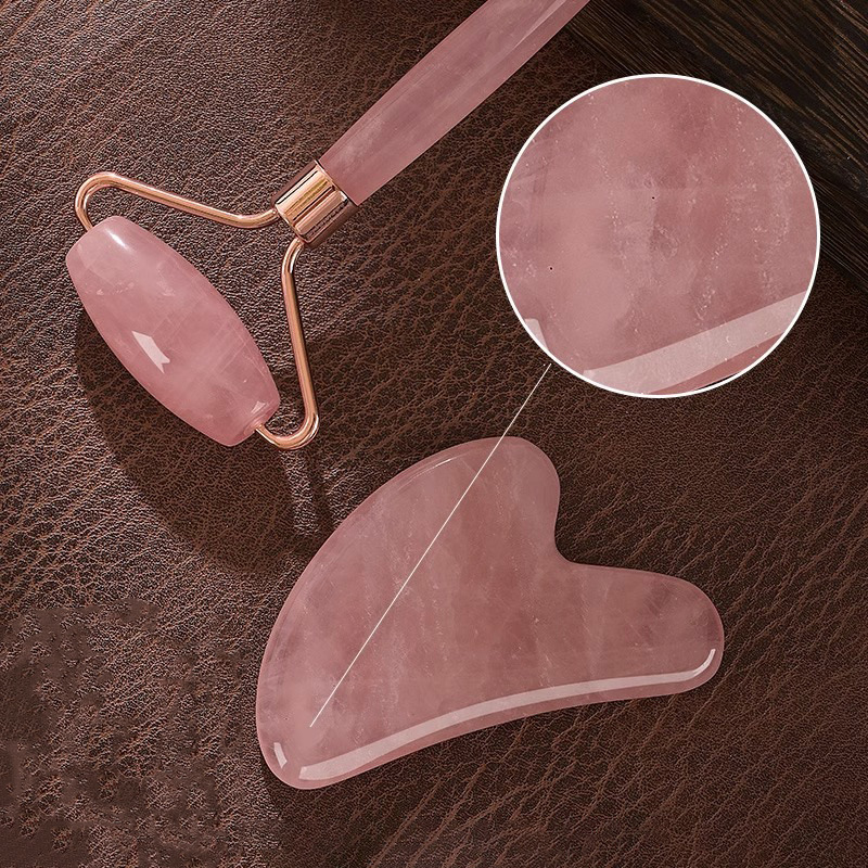 مجموعة أدوات تدليك الوجه من ال - مراجعة Gua Sha Tool Rose Quartz وسعره