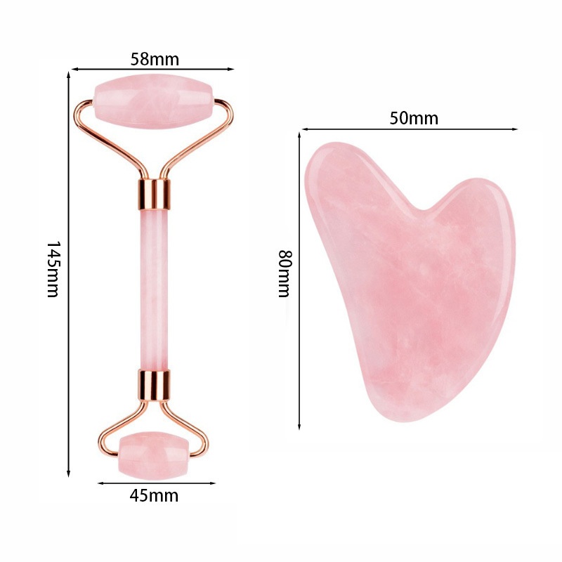 مجموعة أدوات تدليك الوجه من ال - مراجعة Gua Sha Tool Rose Quartz وسعره