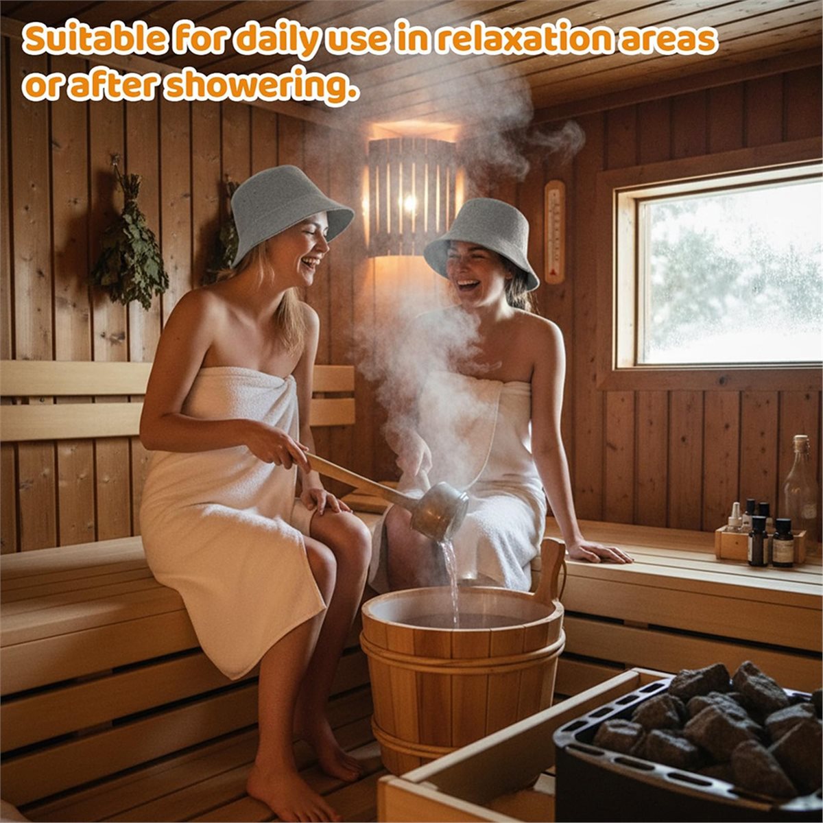 مستلزمات الساونا الأساسية: قبع - مراجعة Spa Wellness In وسعره