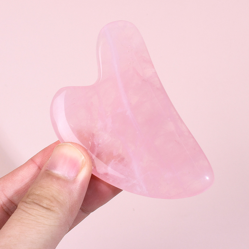 أداة غوا شا من الكوارتز الوردي - مراجعة Gua Sha Tool Rose Quartz وسعره