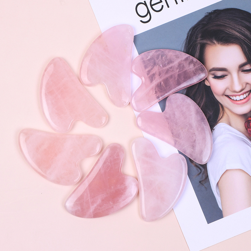 أداة غوا شا من الكوارتز الوردي - مراجعة Gua Sha Tool Rose Quartz وسعره