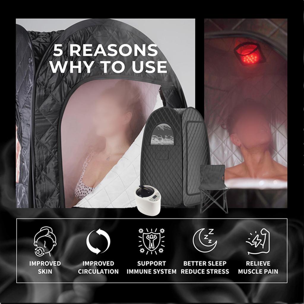 خيمة ساونا بخارية شخصية منزلية - مراجعة Spa Wellness In وسعره