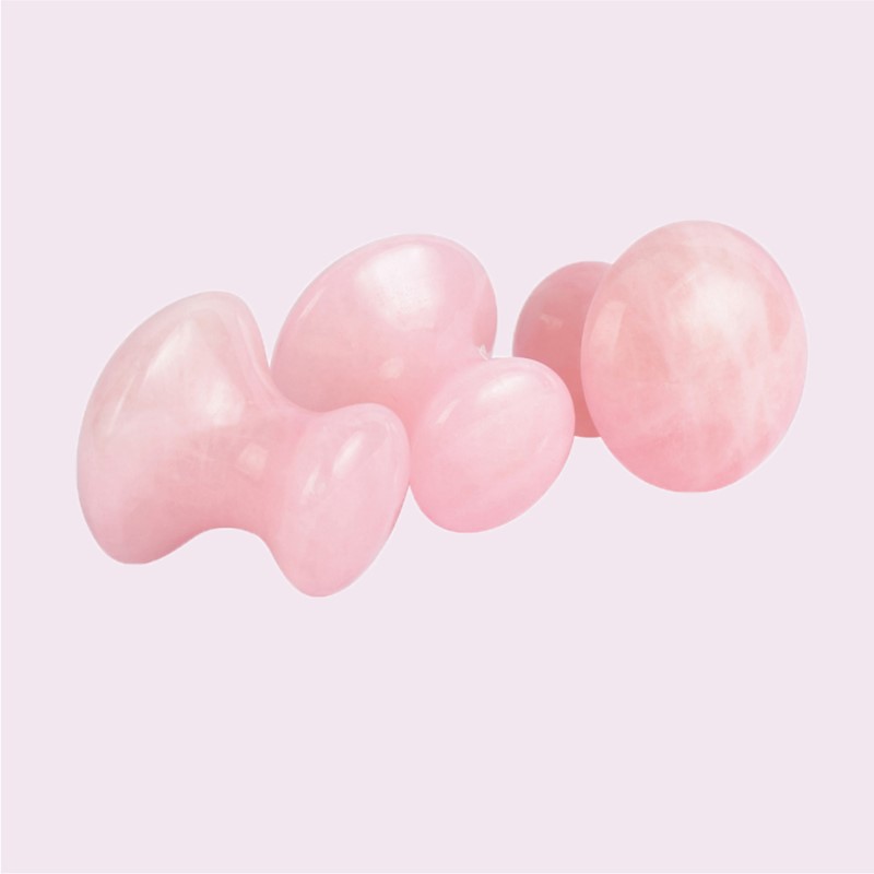 1 قطعة شكل الفطر جواشا تدليك ا - مراجعة Gua Sha Tool Rose Quartz وسعره